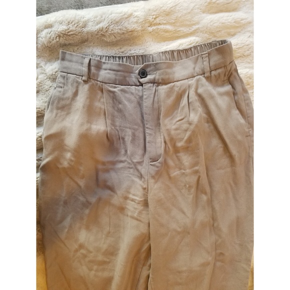 Zara Pleated Crop Pants - Picture 5 of 8